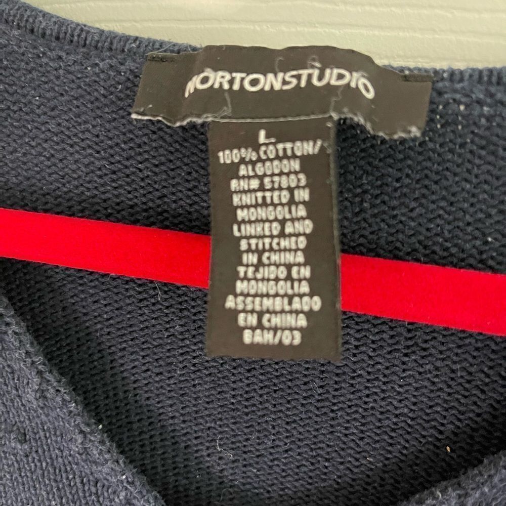 Norton Studio anchor sweater large womens - Picture 2 of 6